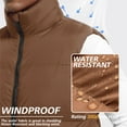 thumbnail image 3 of Y.F.H sunbest Men's Puffer Vest Sleeveless Jacket Outdoor Winter Warm Lightweight Quilted Outerwear Vest, 3 of 6
