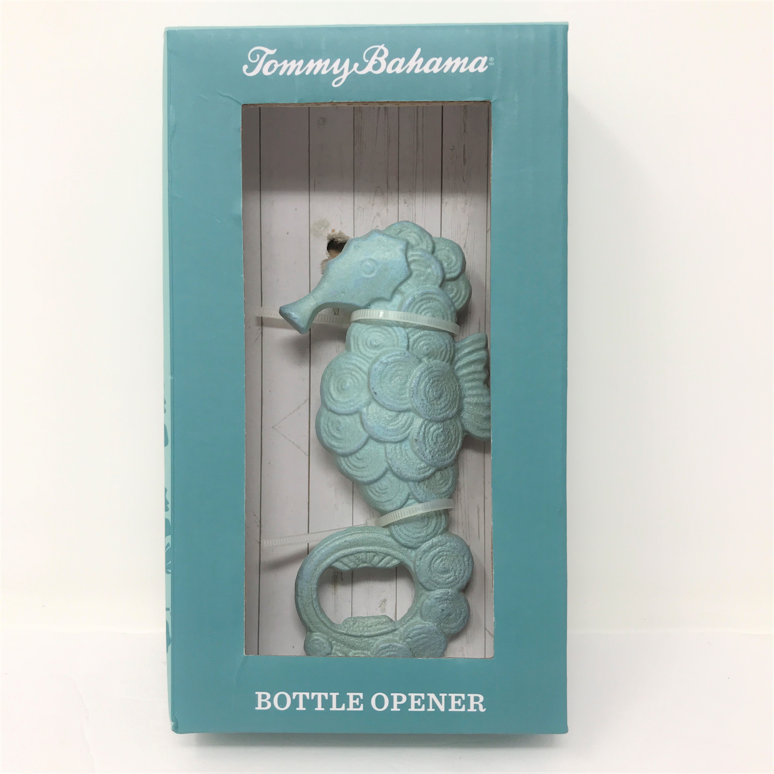 CAST IRON BAR CAVE SEA HORSE CAMPING BOTTLE OPENER SODA BEACH BEER HOME