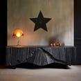 thumbnail image 3 of LaModaHome Exclusive Black Star Shadow In The Middle Metal Wall Art – Durable & Artistic Metal Wall Art for Home and Office Decor, Perfect for Any Interior Design Aesthetic, 3 of 5