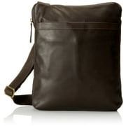 Derek Alexander NS Top Zip Unisex Messenger Bag, Brown, One Size