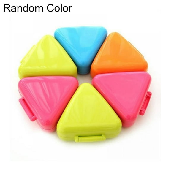Farfi Triangle Sushi DIY Nori Rice Ball Box Press Mold Onigiri Maker Kitchen Tool (Random Color)