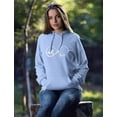 thumbnail image 3 of Infinite Love Horse Tstars Women's Hoodie - Perfect Gift for Horse Lovers - Comfortable Equestrian-Themed Apparel - Ideal for Birthdays & Christmas - Durable Women's Hoodie with Graphic Print, 3 of 6