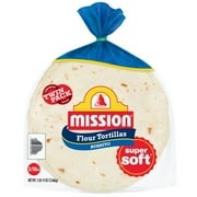 Mission Super Soft Flour Tortillas, Burrito Size, Twin Pack of 20 Count Each