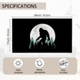 thumbnail image 3 of Big Foot Door Mat, 17 x 30 Inch Forest Moon Welcome Doormat Decorative Home Floor Mat, Non Slip Rubber Back and Strong Water Absorption for Outdoor Indoor Entrance Decor, 3 of 6