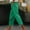 Green, variant on WEIee Womens Capris Casual Summer Pocket Cropped Pants with Drawstring Solid Color Straight Leg Versatile Trousers Loose Fit Holiday Ladies Pants Green L