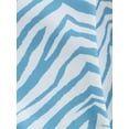 thumbnail image 7 of ZAFUL for Women Swimsuit Zebra Leopard Giraffe Print High Leg Thong String Bikini Swimwear Light Blue S, 7 of 7