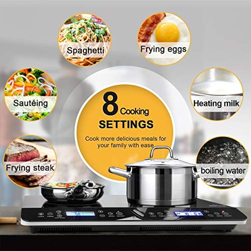 duxtop double induction cooktop