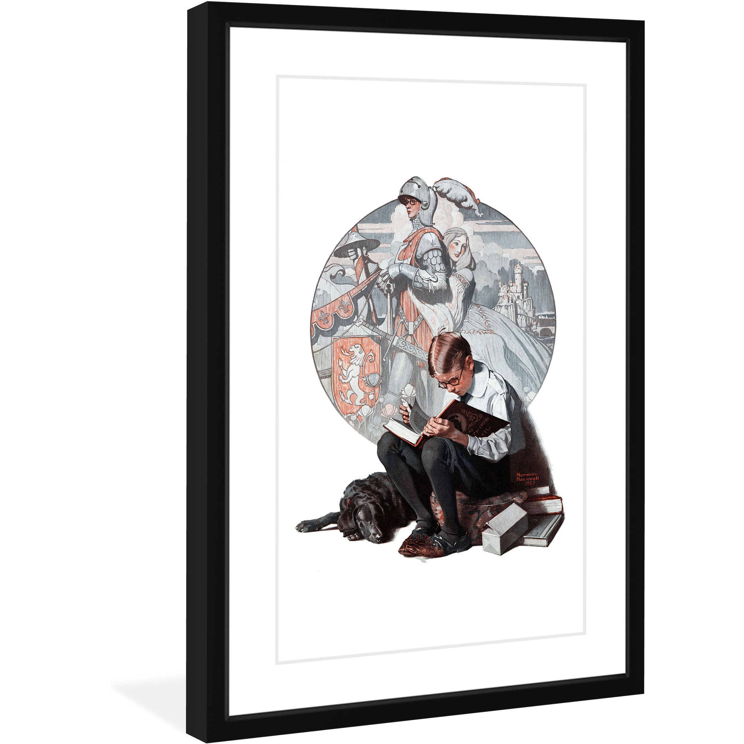 Marmont Hill "Age of Romance" by Norman Rockwell Framed Art Print