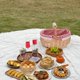 thumbnail image 4 of Canasta de Picnic, Cesta de Almacenamiento de Mimbre Con Revestimiento extra de Gran Capacidad, 4 of 7