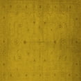 thumbnail image 1 of Ahgly Company Indoor Square Oriental Yellow Industrial Area Rugs, 5' Square, 1 of 4