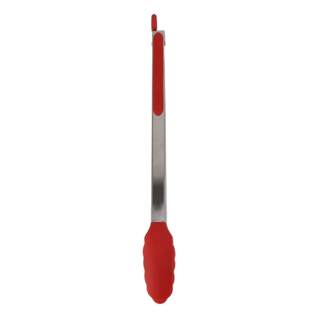 Silicone Stainless Steel Heat Resistant Food Tongs for Cooking Kitchen