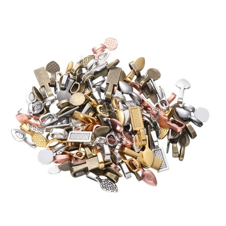 

120Pcs DIY Handmade Jewelry Pendant Alloy Shovel Shape Hanging Ornaments Manual Jewelry Making Accessories (Six Colors Mixed Pat