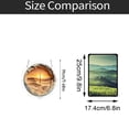 thumbnail image 4 of 3D Metal Puzzle, 2D Acrylic Hanging Ornament, 10 in Round, Cherry Blossom Mountain River, Patio Wall Decor, Wall Decorations for Bedroom, 2026 Decorations, 1 Pc, 4 of 5