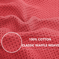 thumbnail image 5 of SMIXLN Kitchen Towels, 100% Cotton Waffle Weave Dish Towels for Kitchen, Soft Absorbent Quick Dry Kitchen Towel Set, 13 x 28 Inches, 4 Pack, Mix, 5 of 8