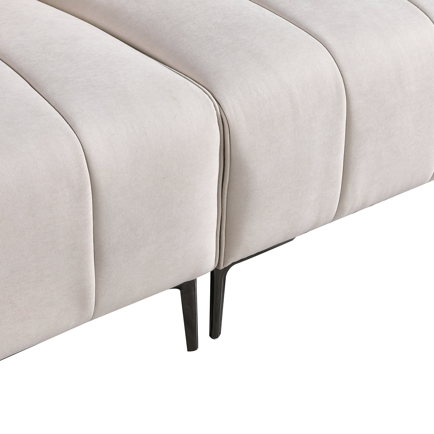 Kadyn Fabric Loveseats Couch, 76.3 inch Modern Sofa with 2 Side Pockets, Deep Seat Sofa for Apartment, Movable Back, Rice White Kadyn Fabric Loveseats Couch, 76.3 inch Modern Sofa with 2 Side Pockets, Deep Seat Sofa for Apartment, Movable Back, Rice White