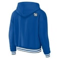 thumbnail image 3 of Women's WEAR by Erin Andrews Royal Indianapolis Colts Plus Size Lace-Up Pullover Hoodie, 3 of 3
