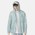 thumbnail image 2 of KLL Corgi Dog 1 Imprimé Sweat à Capuche Extérieur Protection Solaire UPF 50+ pour Hommes et Femmes Manches Longues Pêche Randonnée Performance - Grand, 2 of 7