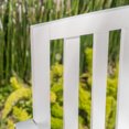 thumbnail image 6 of Lilo Outdoor Acacia Wood Bench, White Finish, 6 of 10
