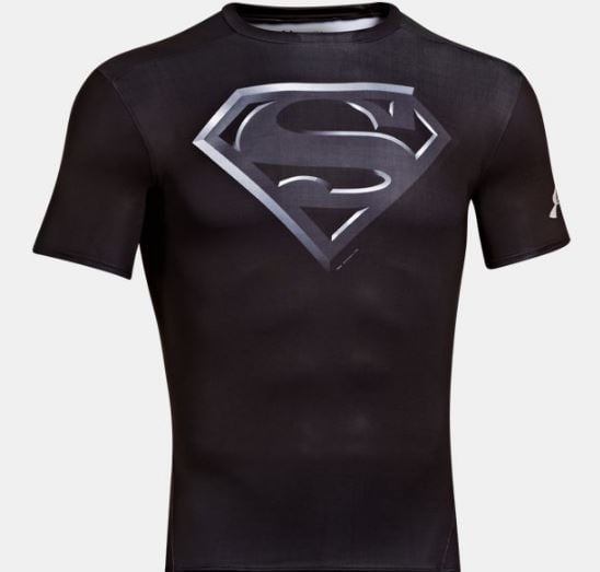 Under 1244399 Alter Ego Compression Short Sleeve Shirt Superman L Walmart.com