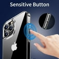 thumbnail image 5 of Transparent Case for Apple iPhone 11 Pro Max Clear Case, [Yellow Resistant] Hard Back Cover Soft Silicone, Shockproof Slim Case for Apple iPhone 11 Pro Max, 5 of 6