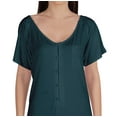 thumbnail image 6 of Inkmeso Plain Swing Dress Knee Length Cotton Jersey Basic Dress w/ Patch Pocket, 6 of 7