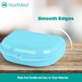 thumbnail image 4 of Orthodontic Retainer Case with Vent Holes, 10 Pack – Blue, 4 of 7