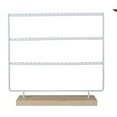 thumbnail image 2 of Earring Organizer Stand Earring Display Stand Earring Holder for Hanging Earrings(White 69 Holes & 3 Layers), 2 of 7
