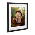 thumbnail image 2 of Stupell Industries Traditional Bunny with Carrot Garden Black Framed Print Under Glass, 13 x 13, by Lucia Heffernan, 2 of 8