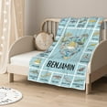 thumbnail image 6 of Shark Custom Name Blanket Gifts for Girls Boys Women - Super Soft Cozy Warm Throw Sheet for Couch Bed Sofa Office Decor All Season 30"x40" for Baby/Pets, 6 of 6
