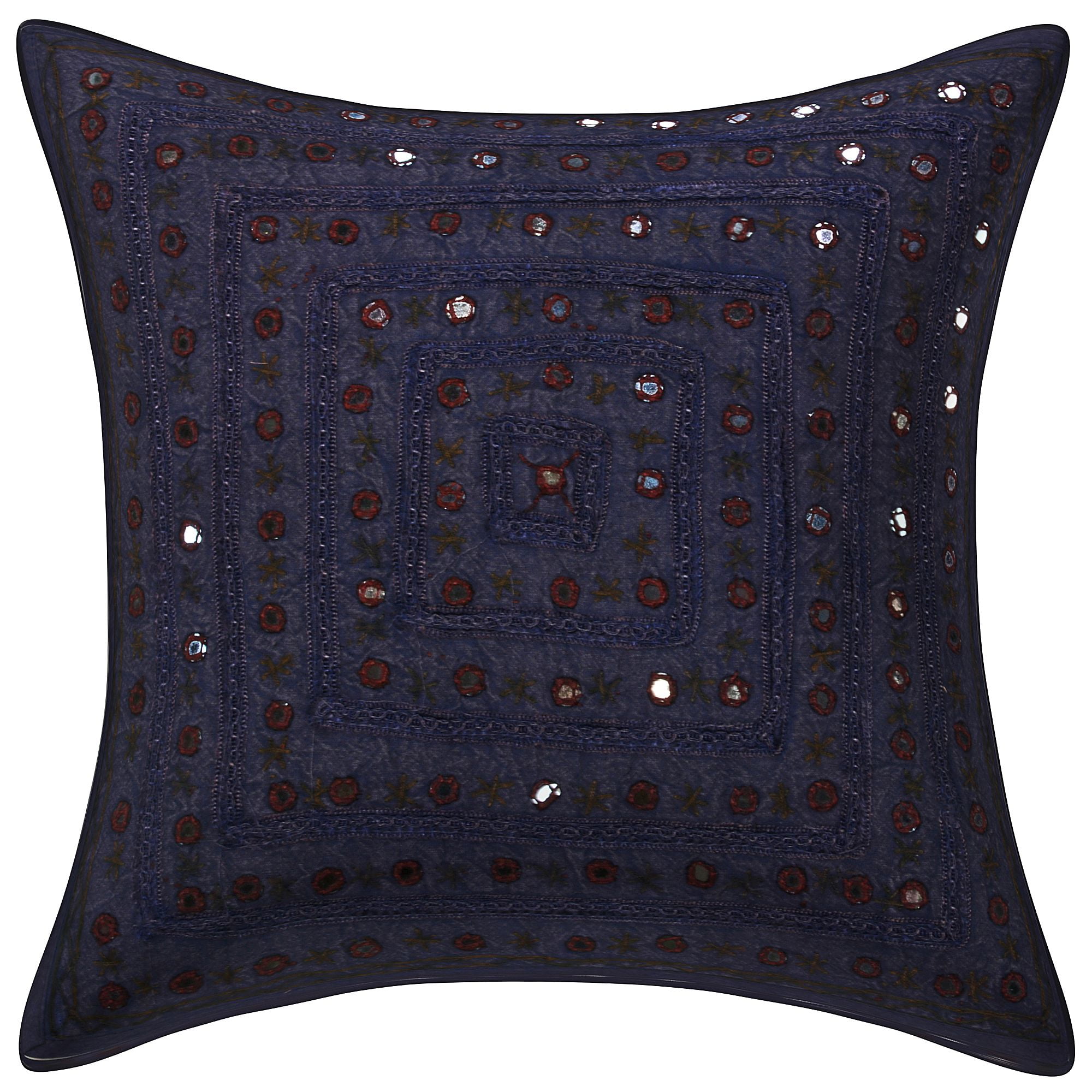 Ayodhya Art Décor Indian Decorative Cushion Cover Cotton