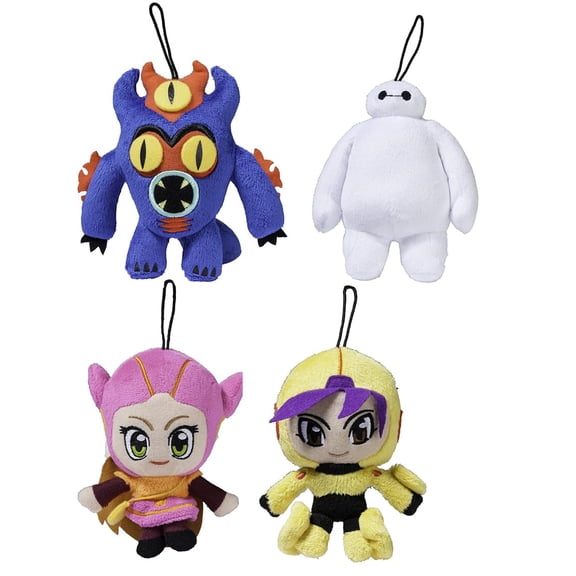 Disney's Big Hero 6 5.5" Plush Set Of 4