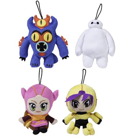 Disney's Big Hero 6 5.5" Plush Set Of 4