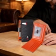 thumbnail image 1 of Contenedores de almacenamiento, billeteras con clip para billetes, billetera delgada plegable para 2 tarjetas, billetera de cuero para hombre con ventana para identificación, tarjeteros minimalistas d, 1 of 6