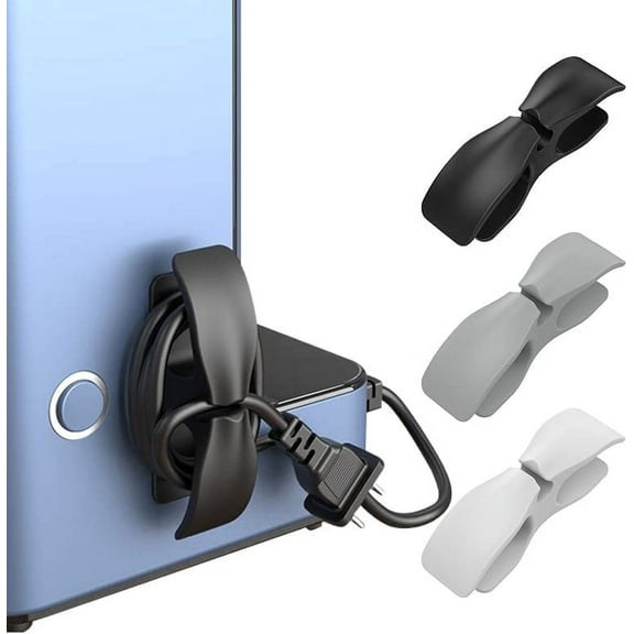 Cord Organizer for Kitchen Appliances Cord Wrapper Holder Cord Winder Organizer Holder Keeper Cable Winder Stick On Mixer, Coffee Maker, Air Fryer and Pressure Cooker 3PCS