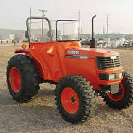 Finned Strip Heater Heater Cab Kit, Orange Vinyl, Kubota L2900, L3010, L3300, L3410, L3600, L3710, L4200, L4310, L4610 ()