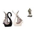 thumbnail image 1 of estatua de cisne,Figuras de cisne,estatuas,decoración del hogar,fiesta de bodas,Figura de escritorio,Estatua de caballero,arte,artesanía,coleccionable,escritorio,oficina,Figura, 1 of 8