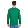 thumbnail image 2 of The Fruit of the Loom Adult HD Cotton Long-Sleeve T-Shirt - RETRO HTHR GREEN - 2XL, 2 of 2