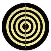 Dartboard Game Set Double Sided Dartboard 16.5Includes 6 Brass Tipped Darts