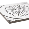 thumbnail image 6 of The Tile Life Cadence 6 in x 6 in Patterned Black Matte Porcelain Floor and Wall Tile Case of 25, 6 of 13