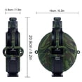 thumbnail image 3 of Bouteille Pliable 580ml19.8oz en Silicone Kettle Cantine avec Boussole pour Camping Randonnée Backpacking Voyage, 3 of 6