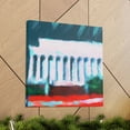 thumbnail image 6 of Lincoln Memorial Impressionist - Canvas, 6 of 10