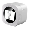 thumbnail image 4 of Bunblic Voice Control Mini Printer Box Gift Compact Kids Adults Home with Paper Roll White, 4 of 7