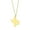 Gold Texas, variant on Women's National City Map Pendant Necklace Stainless Steel Capital Structure Topography Map Chain Collarbone Jewelry Silver Texas