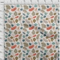 thumbnail image 4 of oneOone Viscose Chiffon Red Fabric Tropical Leaf Sewing Craft Projects Fabric Prints By Yard 42 Inch Wide, 4 of 5