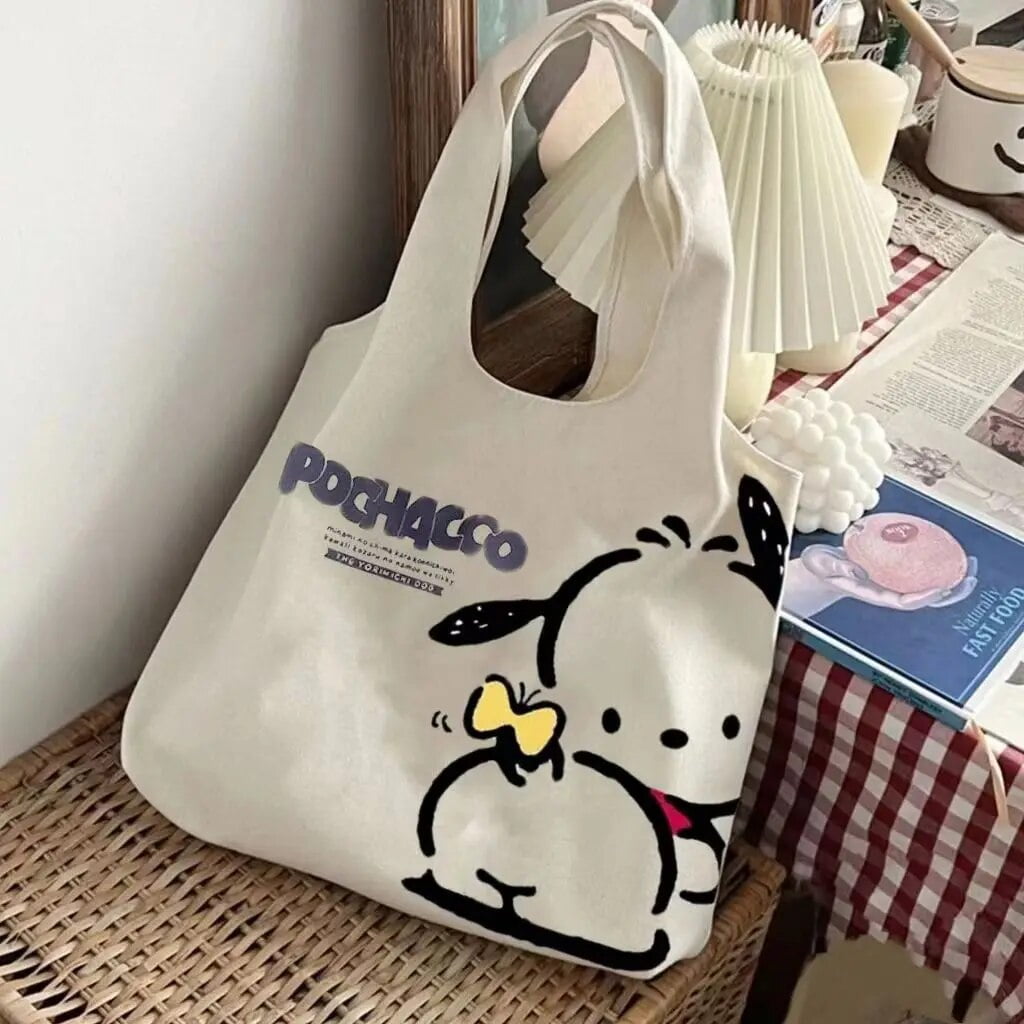 New Cute Sanrio Pochacco Bag Girl Kawaii Girl Shoulder Bag