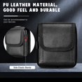 thumbnail image 4 of HLONK Case for Moto Razr 2023 / Razr+ 5G / Razr 5G /  Z Flip5 5G  Flip4 5G  Z Flip3 Flip Phone Case  Nylon Pouch [with Belt Loop  Metal Clip] Black, 4 of 12