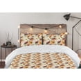 thumbnail image 5 of Ambesonne Floral Down Alternative Quilt Comforter, Vintage Botanical Flower Art, Twin XL, Cream Pistachio Green, 5 of 5