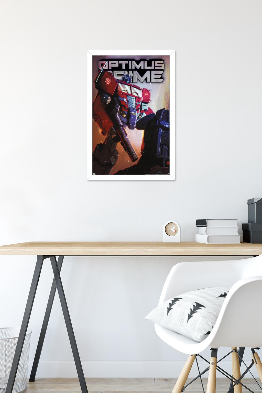 Hasbro Transformers - Optimus Prime Wall Poster, 14.725" x 22.375" Framed