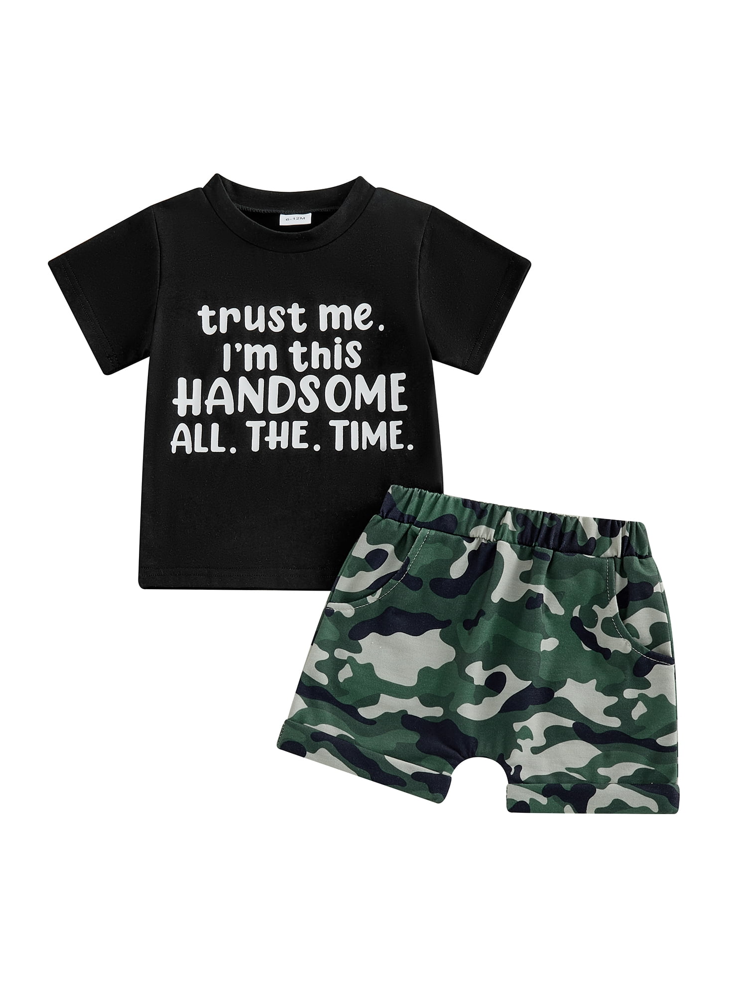 Loicainy Toddler Boy Summer Outfit Set, 2-Piece photo 1