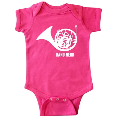 

Inktastic Band Nerd French Horn WHT Gift Baby Boy or Baby Girl Bodysuit